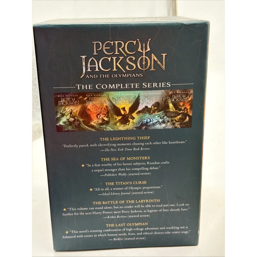 Percy Jackson & The Olympians First Edition 1-5 Hardcover Complete Rick Riordan